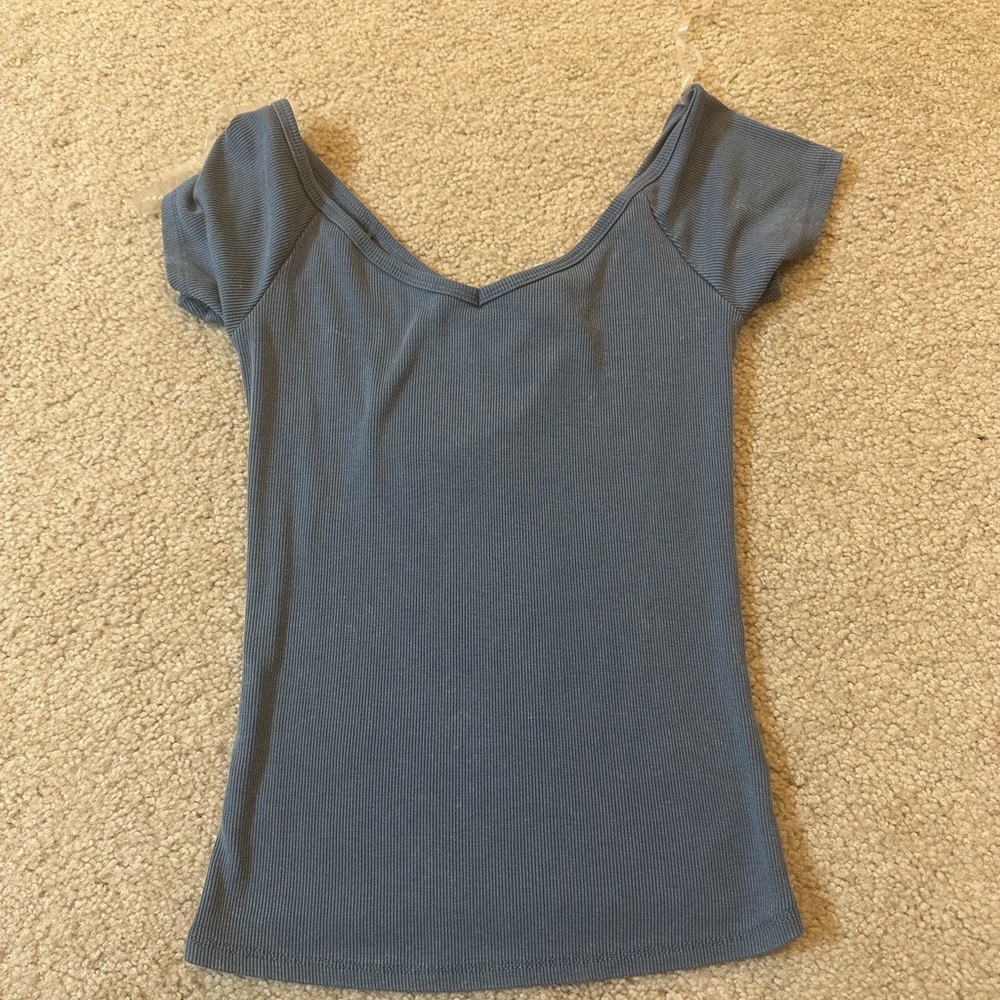 Wild Fable Slate Blue Short Sleeve Tee